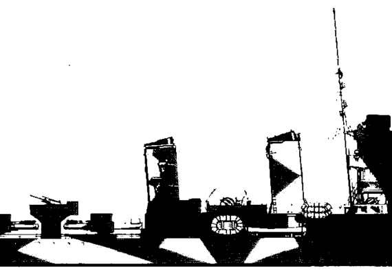 Destroyer RN Premuda [ex JRM Dubrovnik Destroyer] - drawings, dimensions, figures